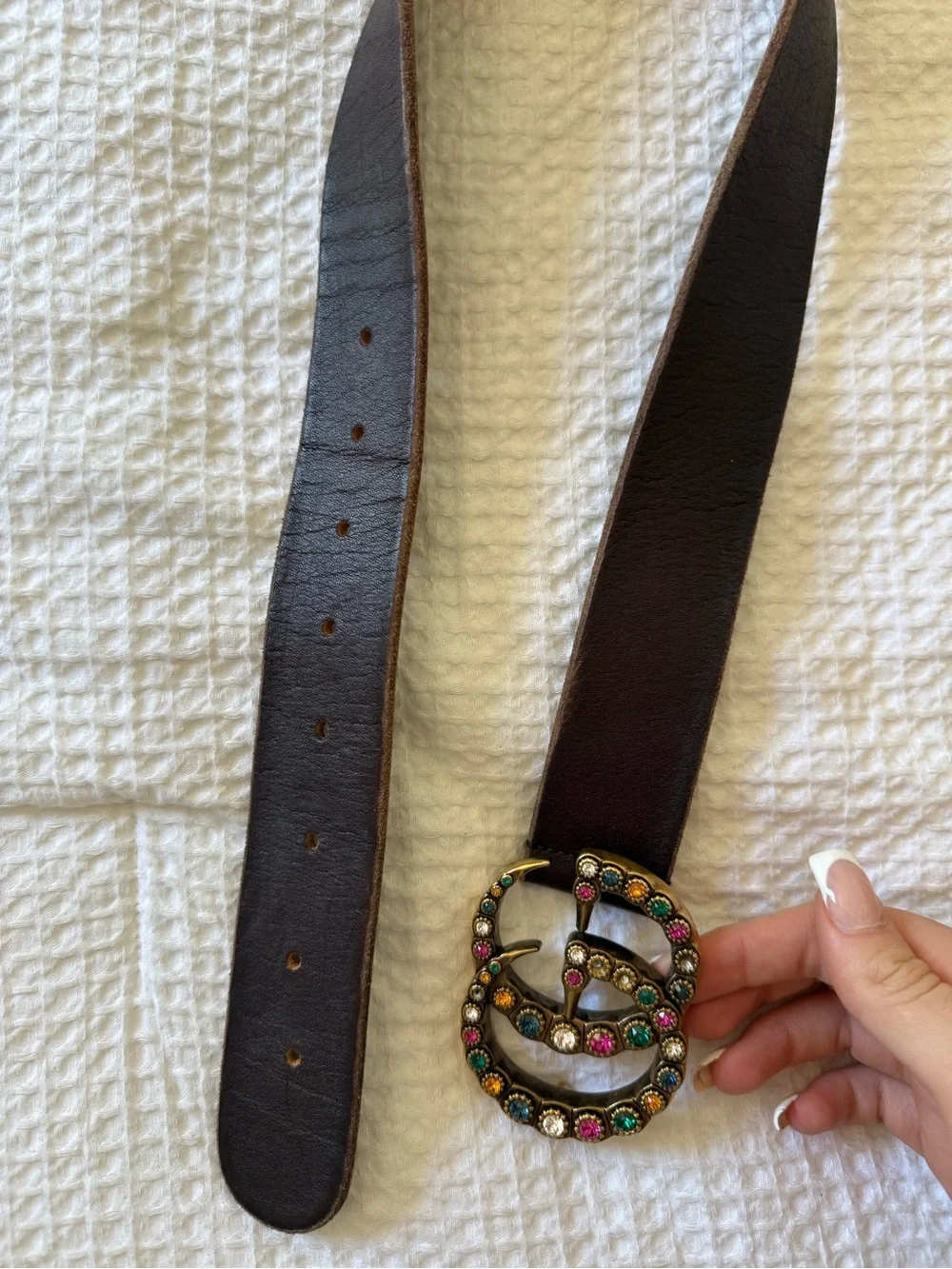 Gucci belt rich